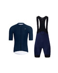HOLOKOLO Cycling short sleeve jersey and shorts - AEROLITE - blue/black