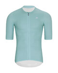 HOLOKOLO Cycling short sleeve jersey and shorts - ELEVATE - purple/light blue