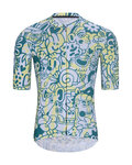 HOLOKOLO Cycling short sleeve jersey and shorts - COMIC - blue/light blue