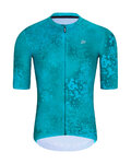 HOLOKOLO Cycling short sleeve jersey and shorts - RUSTLE - blue/turquoise