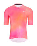 HOLOKOLO Cycling short sleeve jersey and shorts - COSMA - anthracite/orange/pink