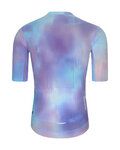 HOLOKOLO Cycling short sleeve jersey and shorts - COSMA - anthracite/light blue/purple