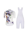 RIVANELLE Cycling short sleeve jersey and shorts - FLOWERY LADY - white/multicolour