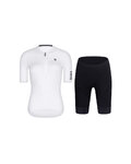 RIVANELLE Cycling short sleeve jersey and shorts - VICTORIOUS LADY - white/black
