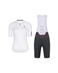 RIVANELLE Cycling short sleeve jersey and shorts - VICTORIOUS LADY - anthracite/white