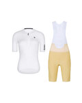 RIVANELLE Cycling short sleeve jersey and shorts - VICTORIOUS LADY - white/beige
