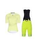 RIVANELLE Cycling short sleeve jersey and shorts - GLAMOR - yellow/black
