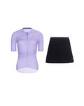 RIVANELLE short jersey and skirt - GLAMOR - black/purple