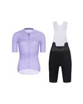 RIVANELLE Cycling short sleeve jersey and shorts - GLAMOR - black/purple