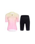 RIVANELLE Cycling short sleeve jersey and shorts - ELEVATE - black/pink/multicolour