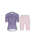 RIVANELLE Cycling short sleeve jersey and shorts - ELEVATE - pink/purple