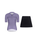 RIVANELLE short jersey and skirt - ELEVATE - black/purple