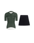 RIVANELLE short jersey and skirt - ELEVATE - black/green