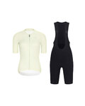 RIVANELLE Cycling short sleeve jersey and shorts - ELEVATE - black/ivory