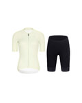 RIVANELLE Cycling short sleeve jersey and shorts - ELEVATE - black/ivory