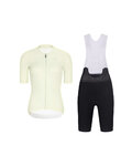 RIVANELLE Cycling short sleeve jersey and shorts - ELEVATE - black/ivory