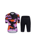 RIVANELLE Cycling short sleeve jersey and shorts - BIKE´S GOOD - black/multicolour