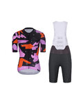 RIVANELLE Cycling short sleeve jersey and shorts - BIKE´S GOOD - anthracite/multicolour/black