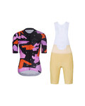 RIVANELLE Cycling short sleeve jersey and shorts - BIKE´S GOOD - beige/multicolour/black