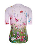 RIVANELLE Cycling short sleeve jersey and shorts - IN BLOOM - anthracite/pink/multicolour