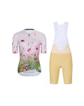 RIVANELLE Cycling short sleeve jersey and shorts - IN BLOOM - beige/pink/multicolour