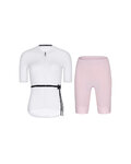 RIVANELLE Cycling short sleeve jersey and shorts - LOVELY - pink/white