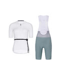 RIVANELLE Cycling short sleeve jersey and shorts - LOVELY - green/white