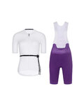 RIVANELLE Cycling short sleeve jersey and shorts - LOVELY - purple/white