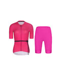 RIVANELLE Cycling short sleeve jersey and shorts - LOVELY - cyclamen/pink