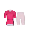 RIVANELLE Cycling short sleeve jersey and shorts - LOVELY - pink