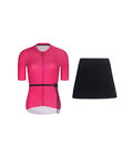 RIVANELLE short jersey and skirt - LOVELY - black/pink