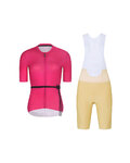 RIVANELLE Cycling short sleeve jersey and shorts - LOVELY - beige/pink
