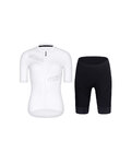 RIVANELLE Cycling short sleeve jersey and shorts - CRYSTELLE - black/white