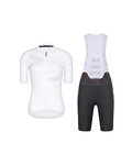 RIVANELLE Cycling short sleeve jersey and shorts - CRYSTELLE - anthracite/white