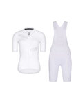 RIVANELLE Cycling short sleeve jersey and shorts - CRYSTELLE - white