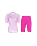 RIVANELLE Cycling short sleeve jersey and shorts - CRYSTELLE - cyclamen/pink