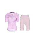 RIVANELLE Cycling short sleeve jersey and shorts - CRYSTELLE - pink