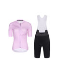 RIVANELLE Cycling short sleeve jersey and shorts - CRYSTELLE - black/pink