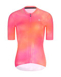 RIVANELLE Cycling short sleeve jersey and shorts - COSMA - black/orange/pink