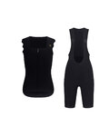 RIVANELLE sleeveless jersey and short pants - SCALLESSA - black