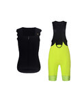 RIVANELLE sleeveless jersey and short pants - SCALLESSA - yellow/black
