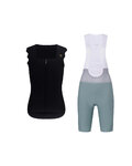 RIVANELLE sleeveless jersey and short pants - SCALLESSA - green/black