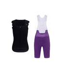 RIVANELLE sleeveless jersey and short pants - SCALLESSA - purple/black