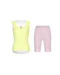 RIVANELLE sleeveless jersey and short pants - SCALLESSA - pink/yellow