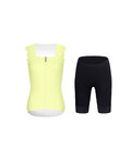 RIVANELLE sleeveless jersey and short pants - SCALLESSA - black/yellow