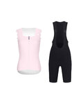 RIVANELLE sleeveless jersey and short pants - SCALLESSA - black/pink