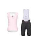 RIVANELLE sleeveless jersey and short pants - SCALLESSA - anthracite/pink