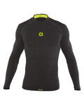 ALÉ Cycling long sleeve t-shirt - SEAMLESS S1 CARBON - grey