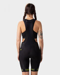 ALÉ Cycling bib shorts - GRAPHICS PRR STRADA LADY - black/yellow