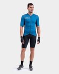 ALÉ Cycling short sleeve jersey - SOLID COLOR BLOCK - blue